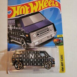 Hot Wheels HW Art Cars 70S Van 2021 Mattel ITEM #1496